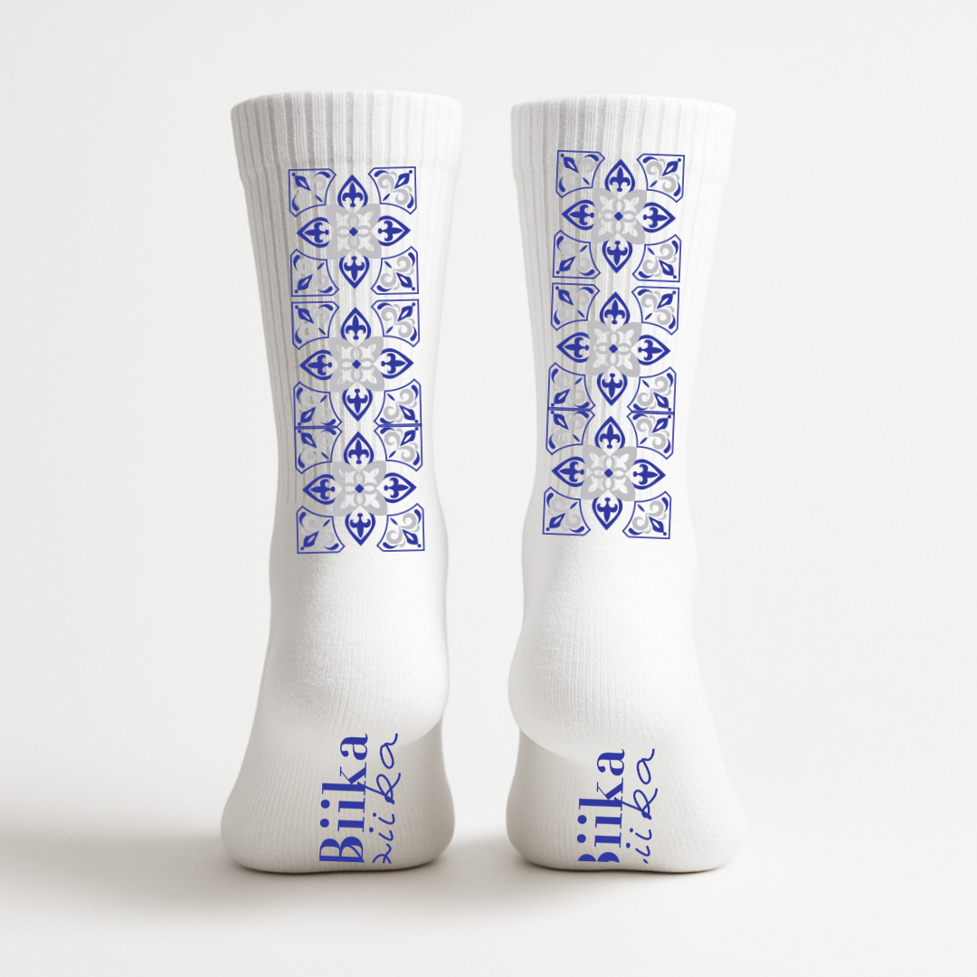 Biika Crew Socks - Blau (1er Pack)