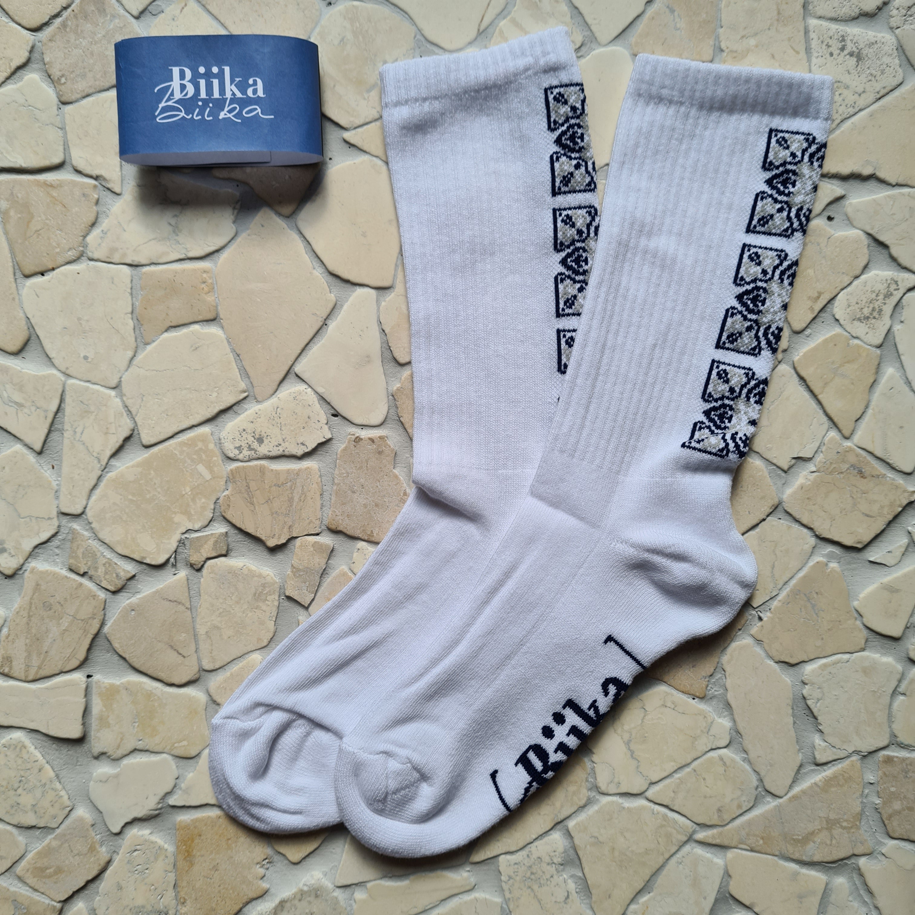 Biika Crew Socks - Blau (1er Pack)