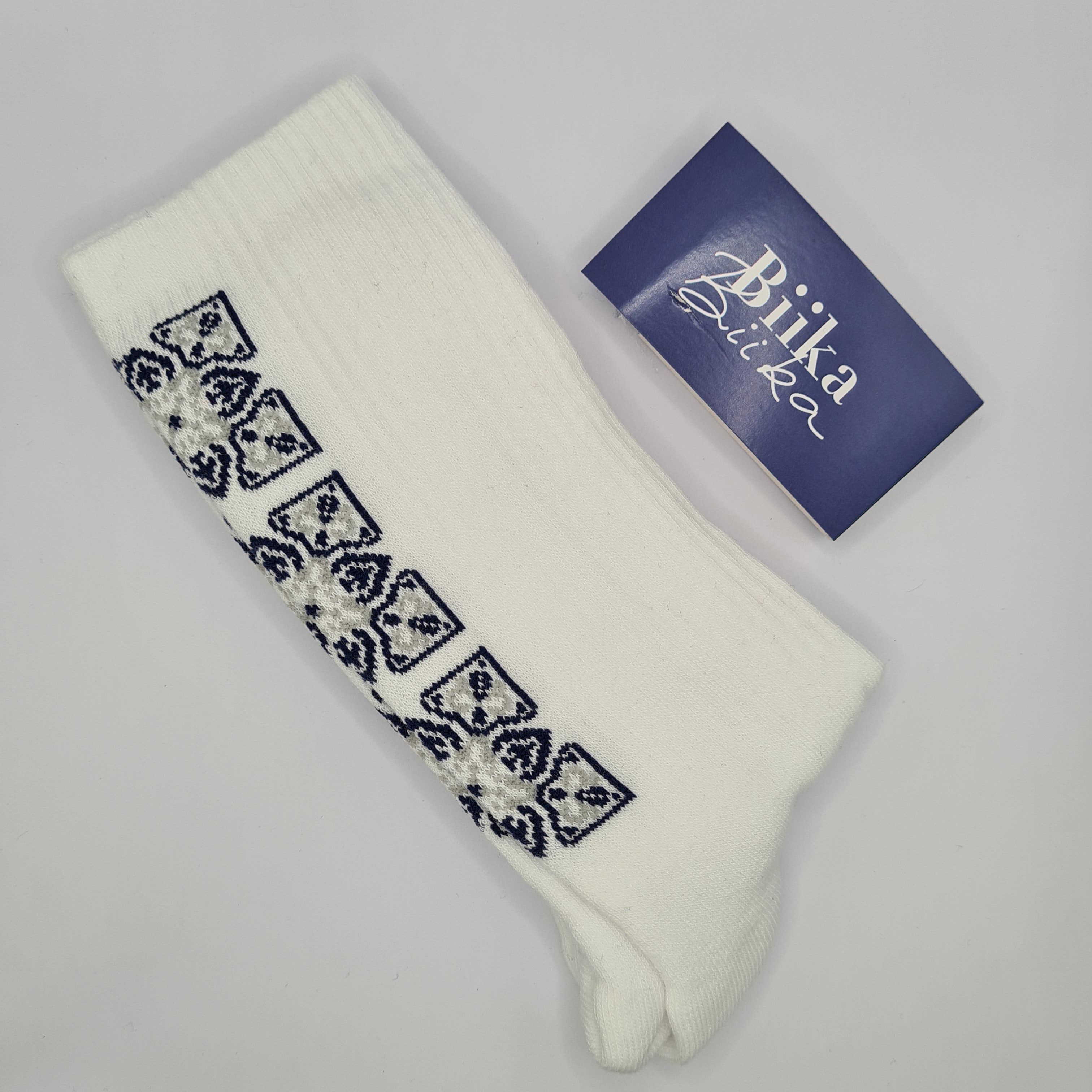 Biika Crew Socks - Blau (1er Pack)