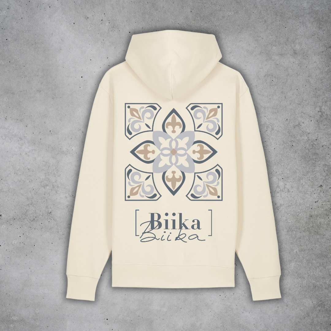 Hoodie Areia Icônico - 100% Bio-Baumwolle, 350 GSM