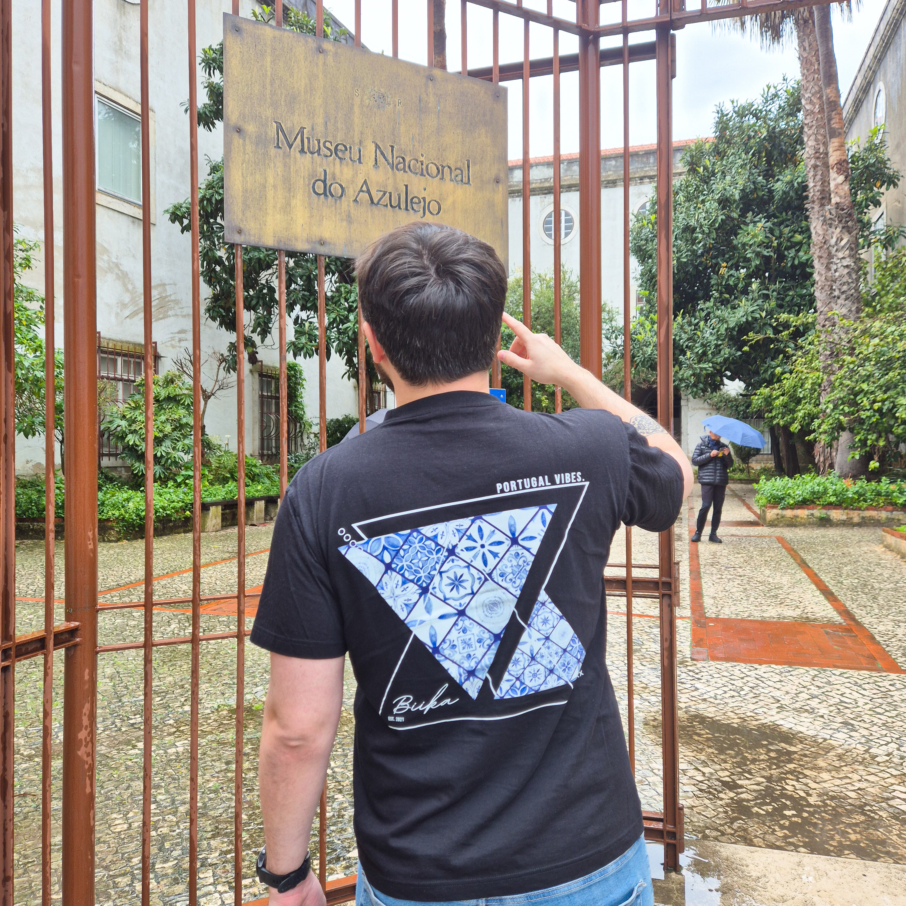T-Shirt Geometric Azulejo Unisex