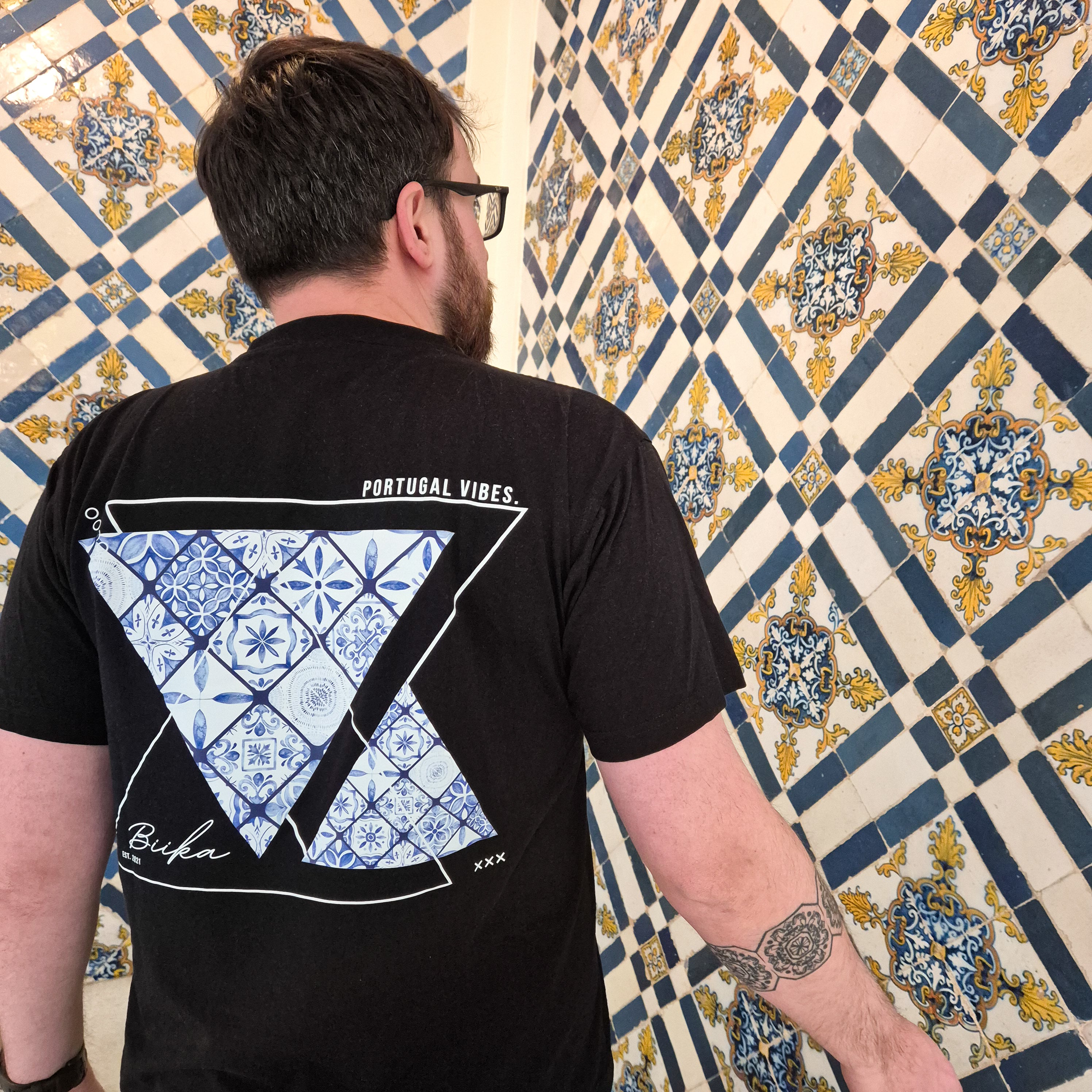 T-Shirt Geometric Azulejo Unisex