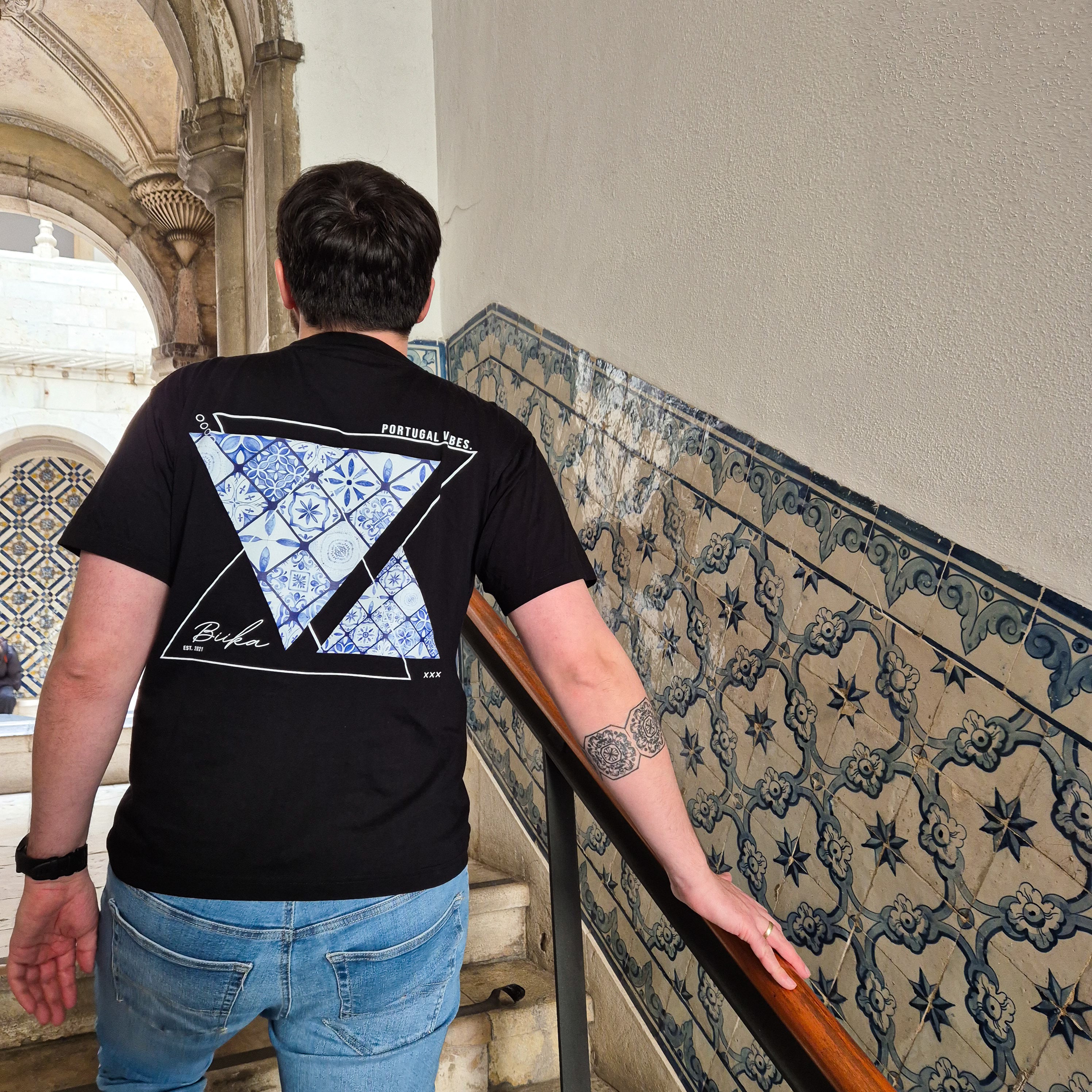 T-Shirt Geometric Azulejo Unisex