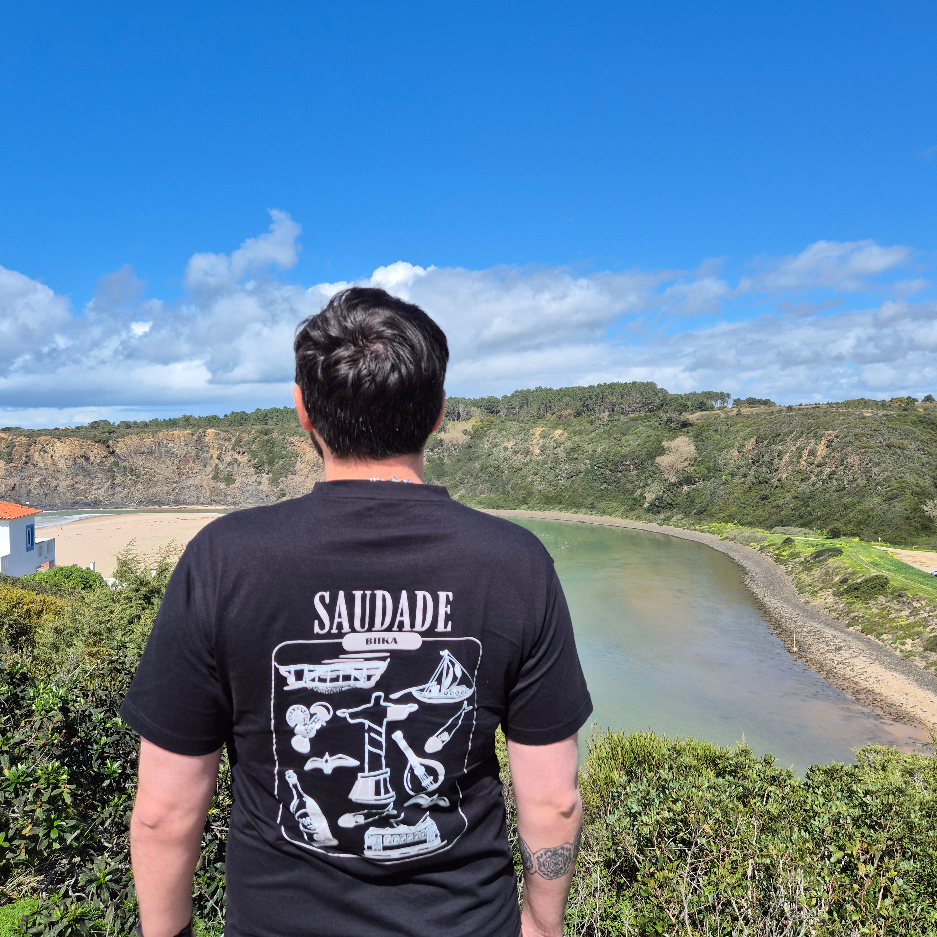 T-Shirt Saudade Black Unisex