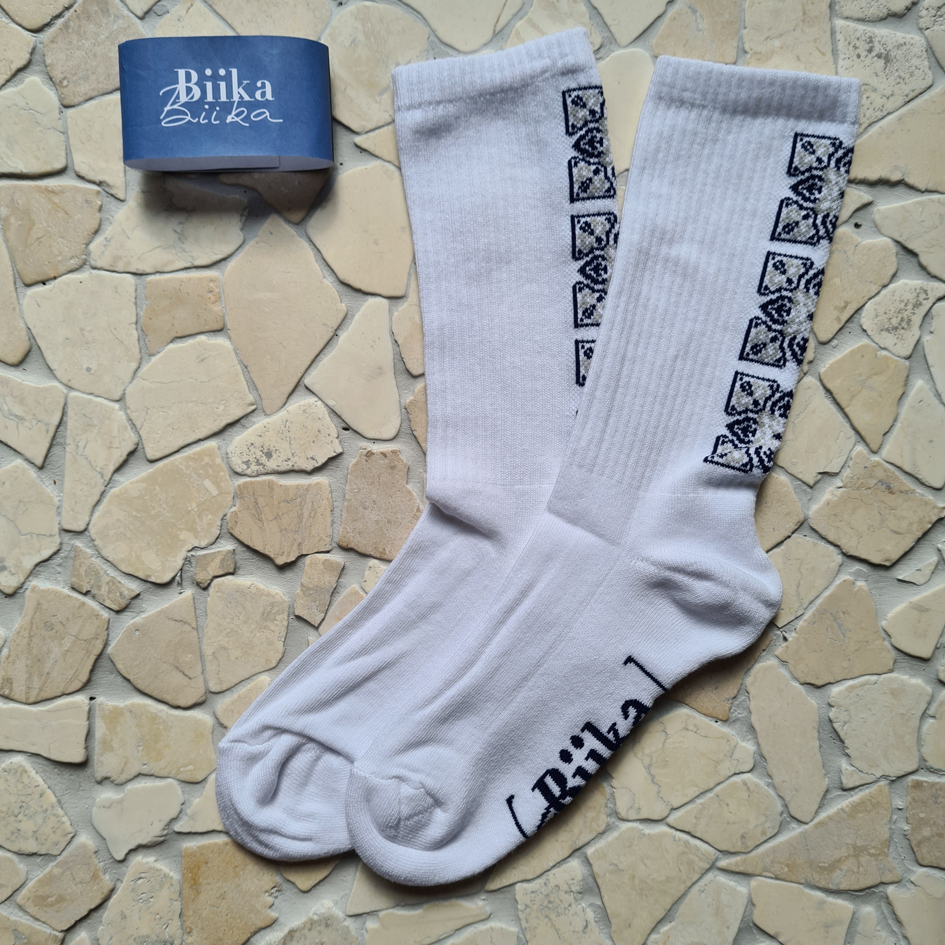 Bundle 3 -  Areia Icônico T-Shirt & Crewsocks (Blau)