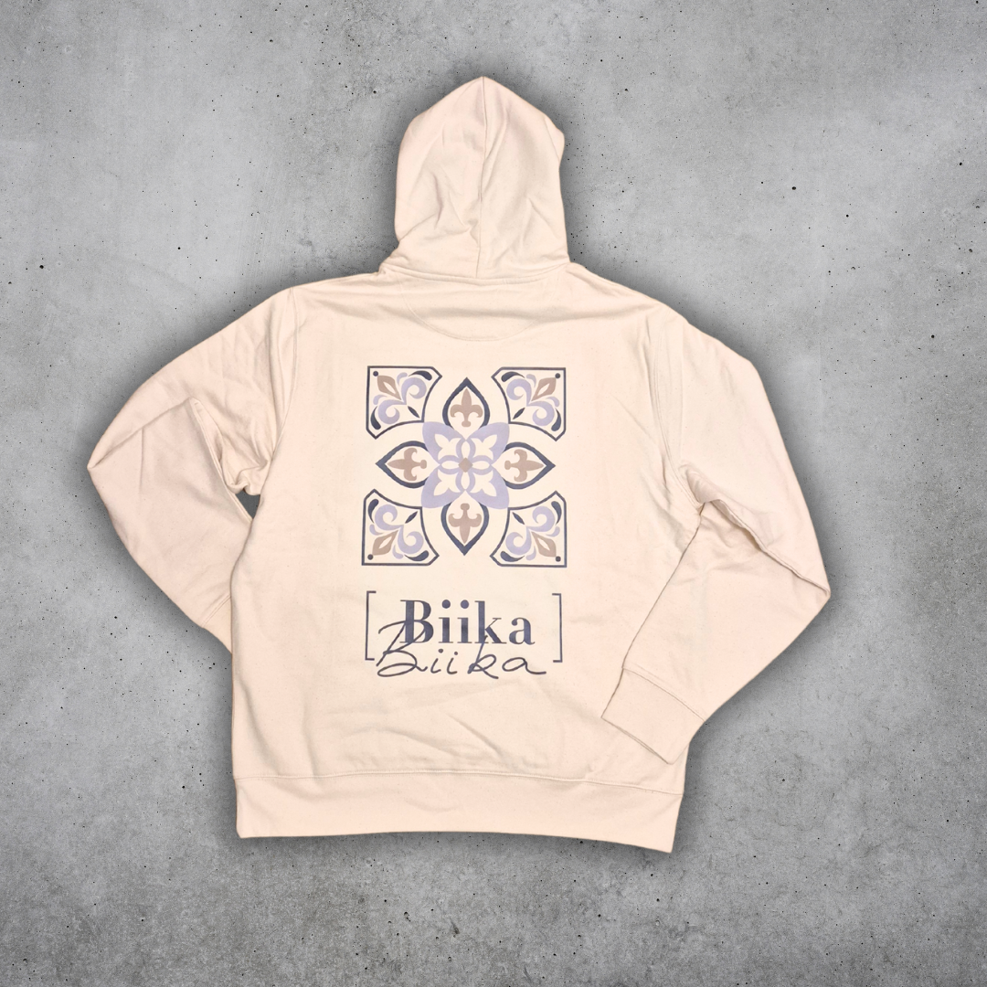 Hoodie Areia Icônico - 100% Bio-Baumwolle, 350 GSM