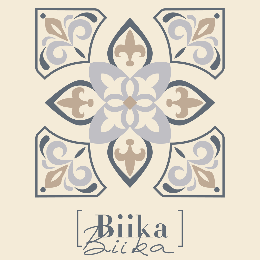 Biika "Azulejo Areia Icônico" Heavy Oversized T-Shirt