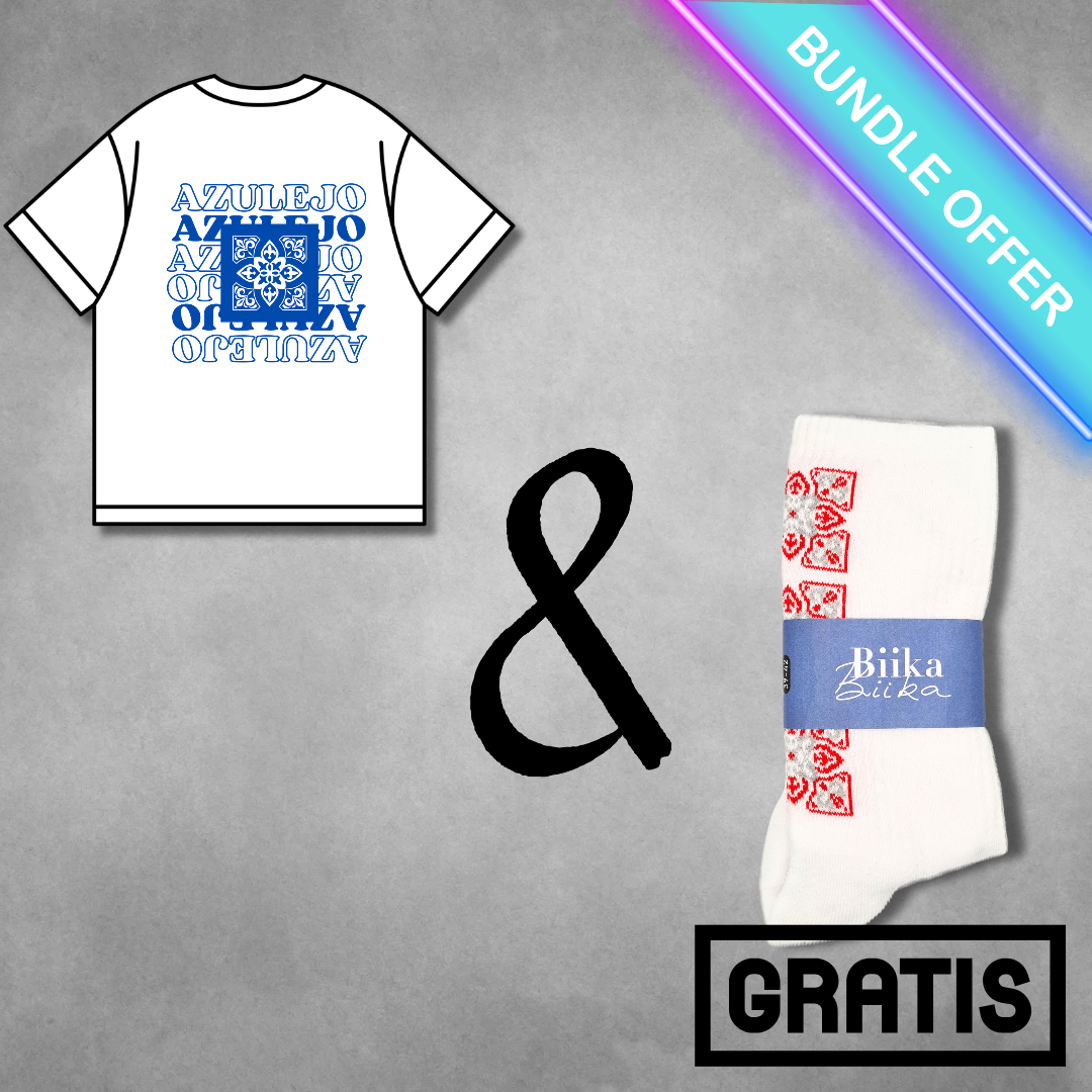 Angebot 2 - Azulejo T-Shirt & Crewsocks (Rot)