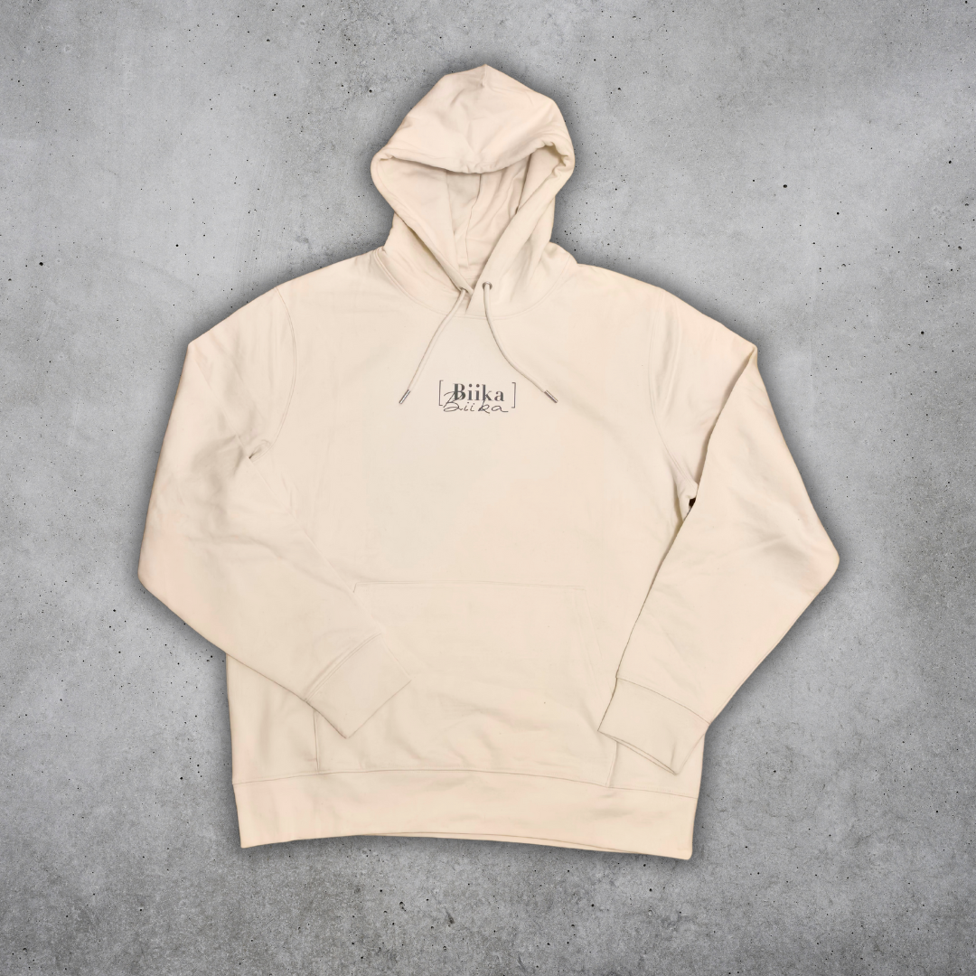 Hoodie Areia Icônico - 100% Bio-Baumwolle, 350 GSM